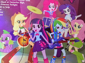 The Brick Castle: My Little Pony Equestria Girls: Rainbow Rocks DVD review  and giveaway