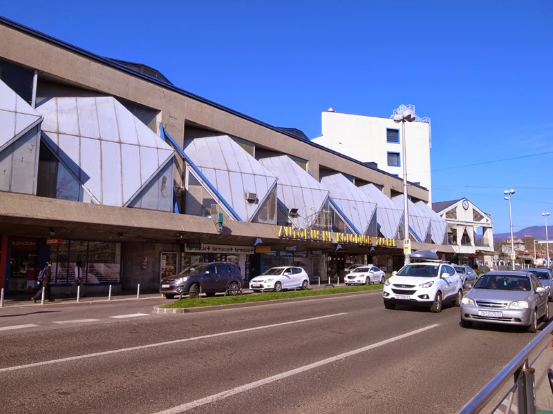 ザグレブの長距離バスターミナル
