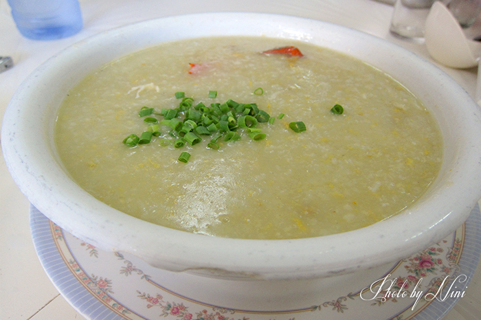 【澳門美食】誠昌飯店水蟹粥。官也街美食代表