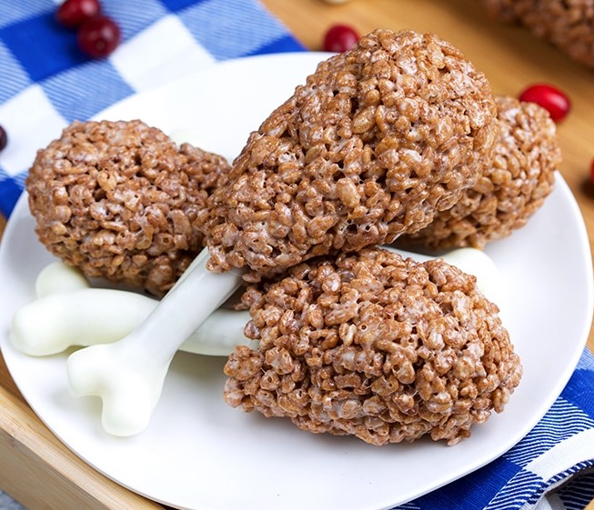 EASY RICE KRISPIE TURKEY LEGS EASY RICE KRISPIE TURKEY LEGS