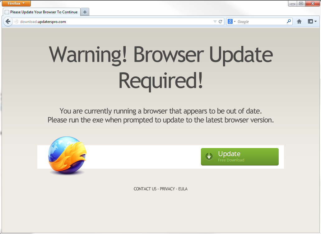 All about PC Virus Removal: Get Rid of Updaterspro.com Pop-up Virus