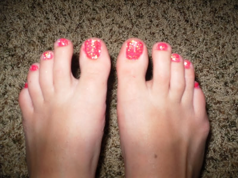 Glitter Gel Toes