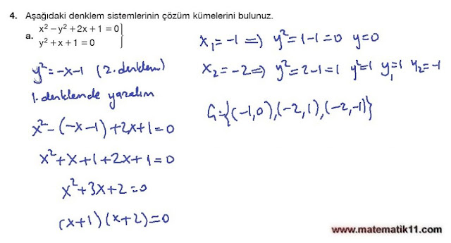 11. Sınıf Matematik Nova Yayınları Ders Kitabı 122. Sayfa İleri Düzey Çözümleri 11. Sınıf Matematik Nova Yayınları Ders Kitabı 122. Sayfa İleri Düzey Çözümleri