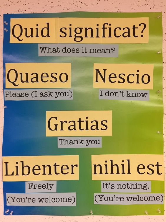 efe Cómo decir gracias, de nada, por favor en latín ( y algo más)
