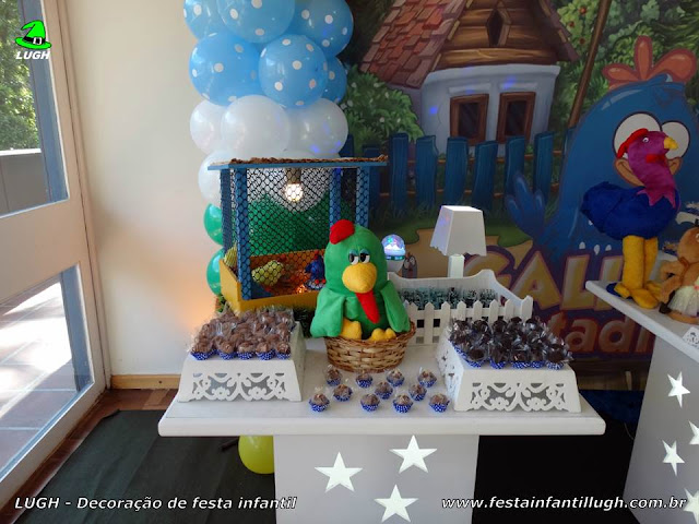 Tema Galinha Pintadinha - Decoração provençal simples - Detalhes imagem 06 Festa temática infantil da Galinha Pintadinha