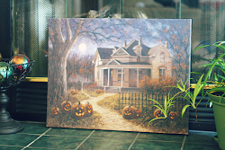 haunted house painting easy 2