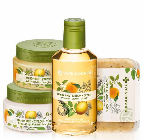 yves rocher mandarin lemon cedar