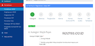 Proses pembuatan npwp secara online 7