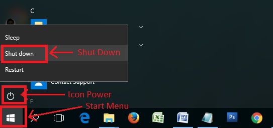 Cara Menghidupkan dan Mematikan Komputer Belajar