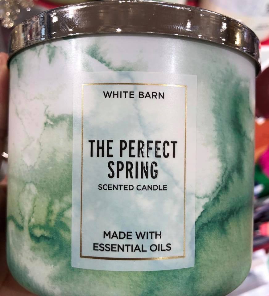 Life Inside the Page Bath and Body Works 2019 Spring Test Candle
