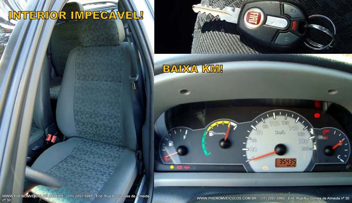 Fiat Palio 1.0 MPI Fire Economy Flex 4P 2010 - interior bancos