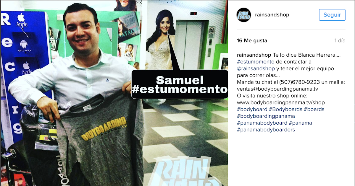 Rain Sand The Bodyboarding Panama Shop SAMUEL REYES
