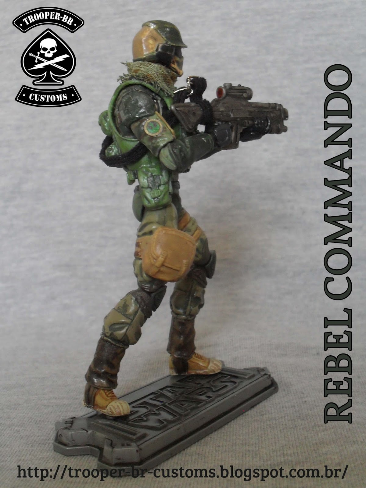 Gi joe Custom Action Figures: Star Wars Rebel Commando