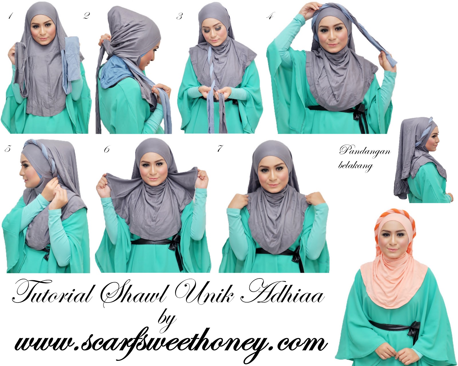 Gambar Tutorial Cara Memakai Jilbab Lengkap 90 Gaya Bagian Ke 2 Gambar Tutorial Cara Memakai Jilbab Lengkap 90 Gaya Bagian Ke 2