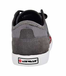 Airwalk Lane Low Sneakers - Grey/Red Airwalk Lane Low Sneakers - Grey/Red