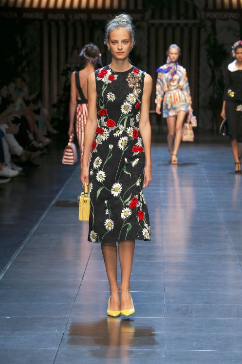 Dolce & Gabbana spring summer 2016 estampado floral tendencias de moda de temporada ss16