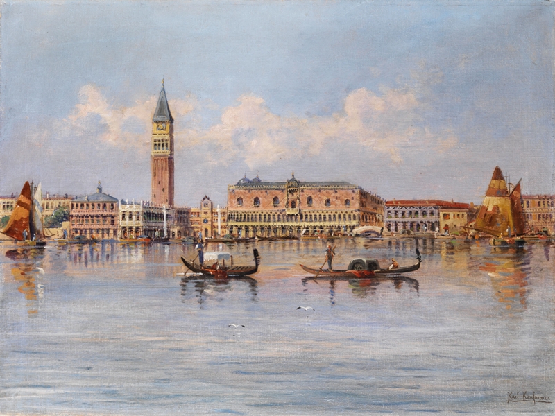 Karl Kaufmann 1843-1901 | Venetian Scene painter Karl Kaufmann 1843-1901 | Venetian Scene painter
