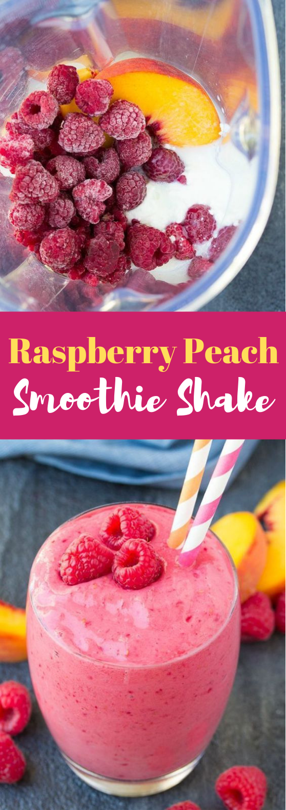 Raspberry Peach Smoothie Shake #Smoothie #Drinks Raspberry Peach Smoothie Shake #Smoothie #Drinks