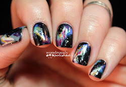 nails galaxy nail april challenge