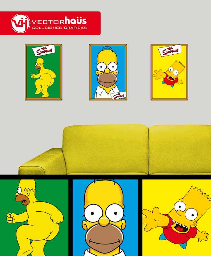Cuadros Los Simpsons