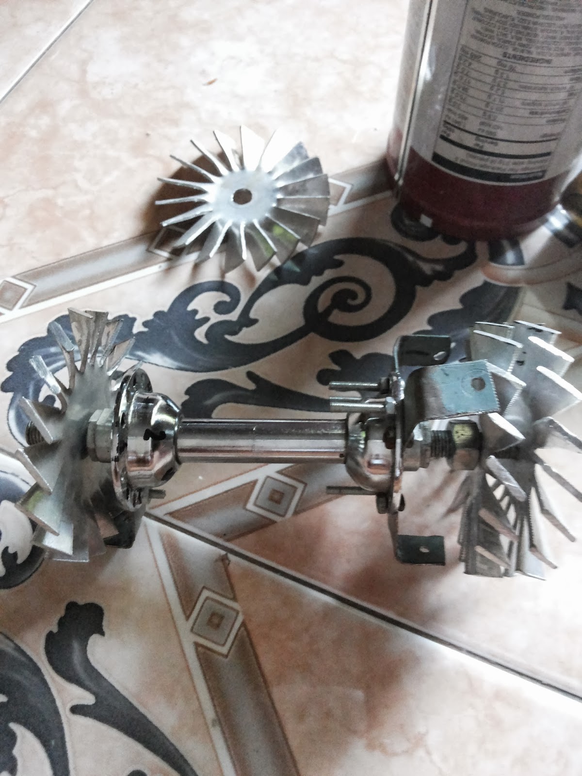 jet engine rc homemade part 2 (pemasangan) OTAK EINSTEIN