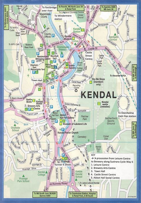 Kendal Town Centre Map Street Choirs Festival 2017 | Lakeland Voice