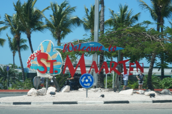 Karibian risteily, St Maarten Philipsburg ja Saint Martin Friar's Bay / autoilu saaren ympäri lasten kanssa