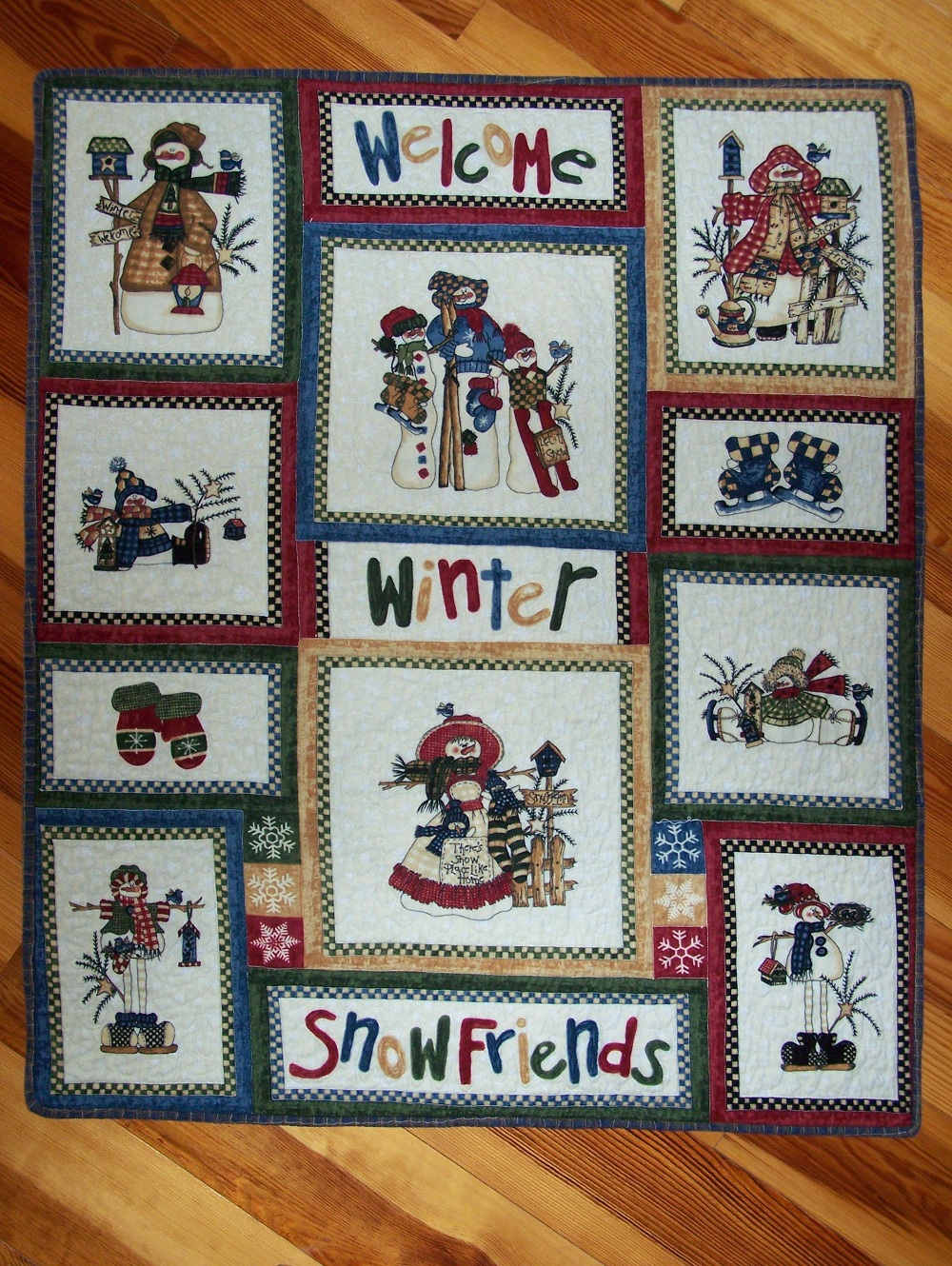 Busy Hands Quilts Winter Snowfriends Quilt