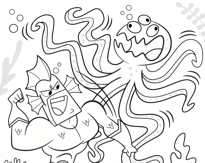 millertoons more partial superhero coloring book pages