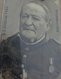 General Español NICOLAS VEGA CORRADO Participó Batalla de MAIPÚ/Campaña SUR DE CHILE (1790-†1870)