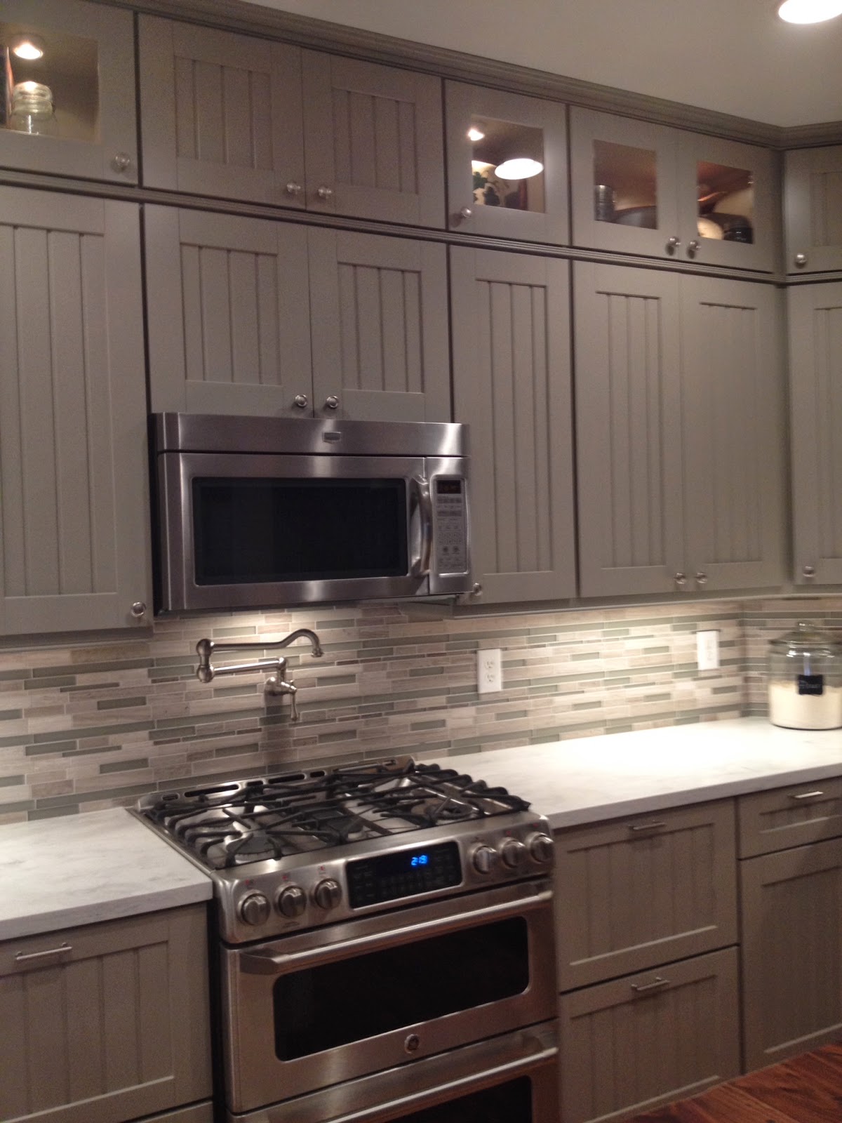 Weathered Pieces: Kitchen Remodel with Martha Stewart Cabinets Weathered Pieces: Kitchen Remodel with Martha Stewart Cabinets
