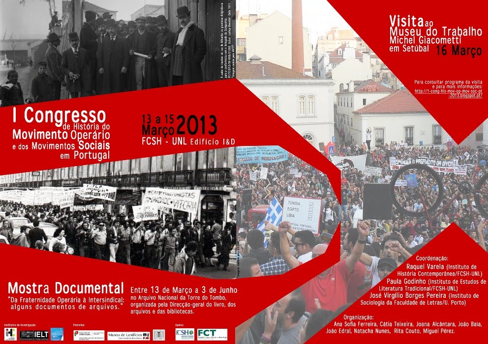 I Congresso de História do Movimento Operário e dos Movimentos Sociais em Portugal