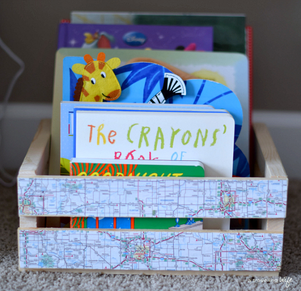 DIY Travel Themed Crate and Nursery Tour | www.atravelingwife.com | a-traveling-wife