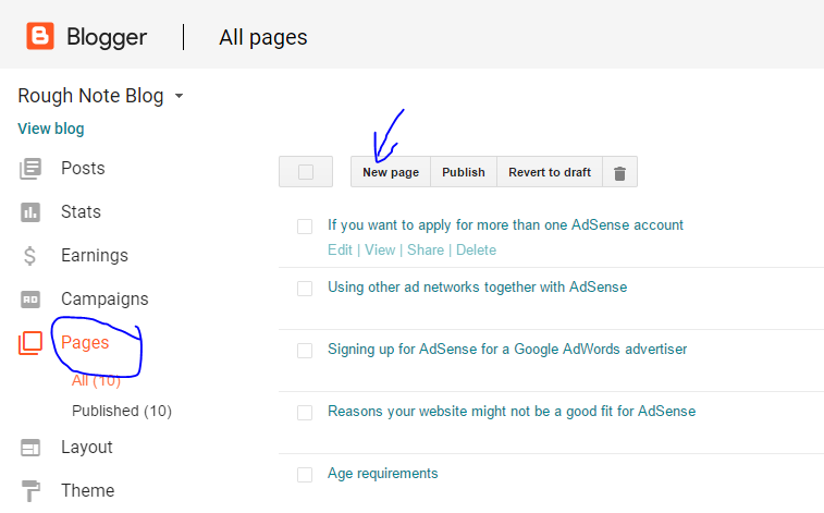 How To Create Sitemap Page In Blogger Blogspot