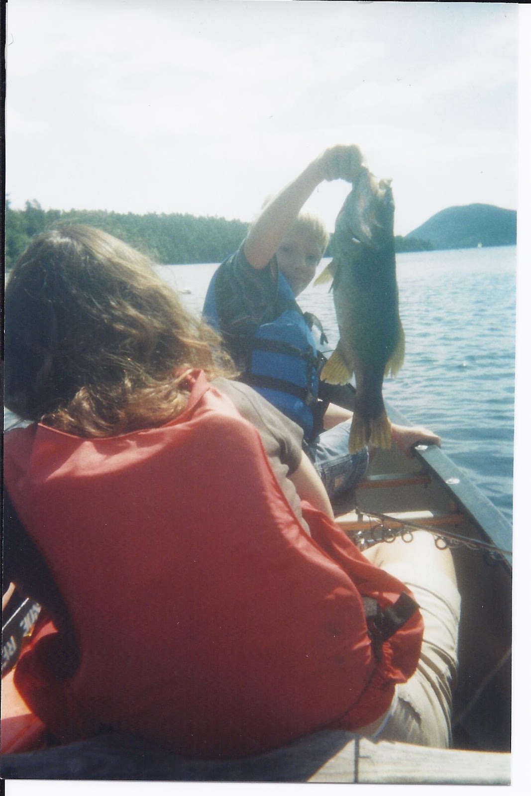 Litton's Fishing Lines Acadia Maine Armed with a Paddle on Long Pond