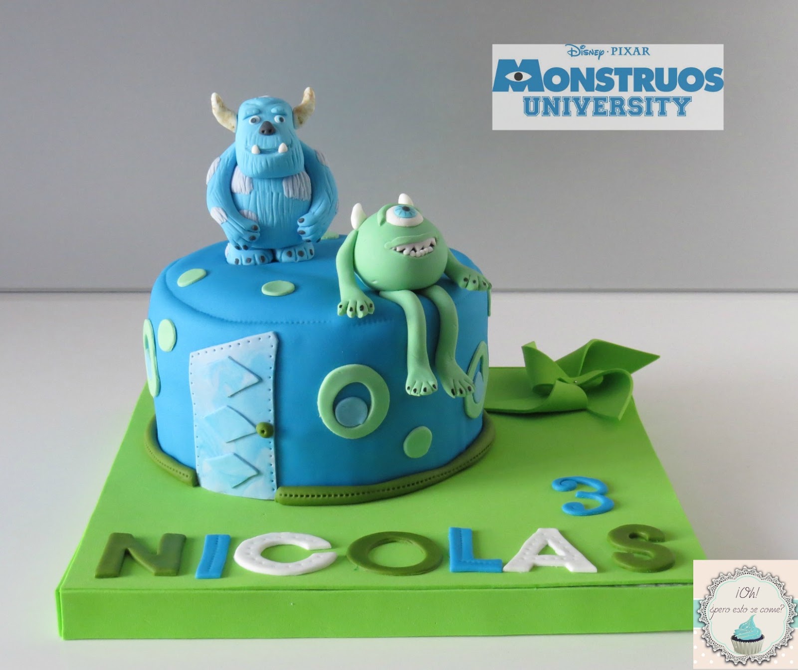 Oh, ¿pero esto se come? Tarta "Monstruos SA"