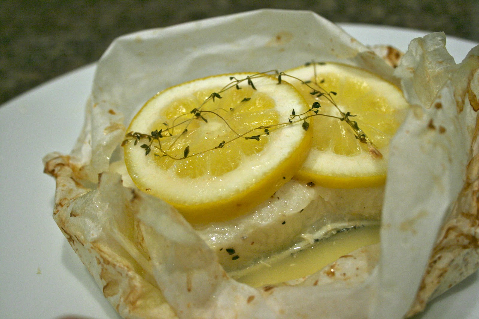 Wren's Rambles Sea Bass in Parchment Paper