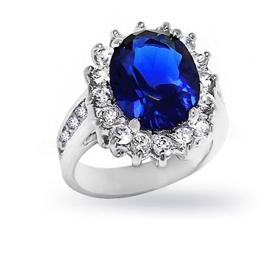 Kristine Blogs new: Blue Sphere Diamond And Topaz Rings