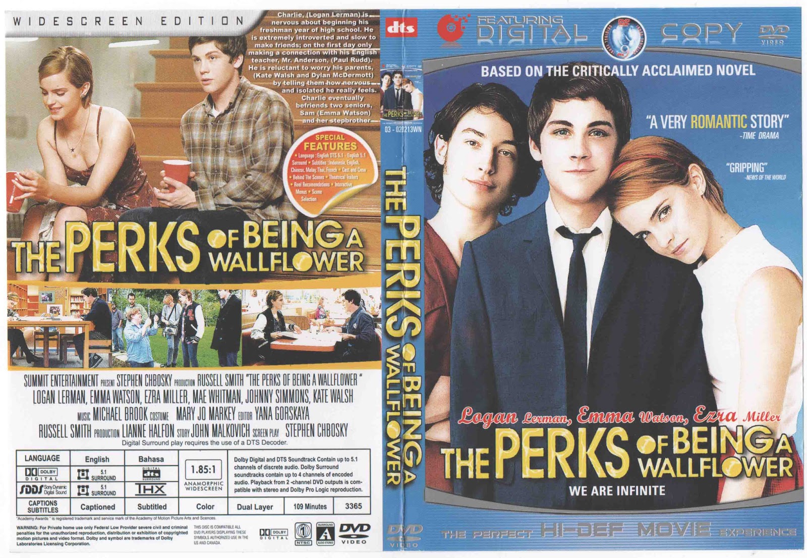 Movie Shop The Perks of Being a Wallflower (DVD, 2012)