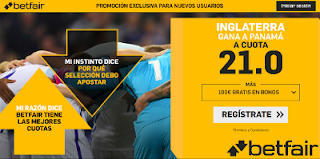 betfair supercuota victoria de Inglaterra a Panamá 24 junio betfair supercuota victoria de Inglaterra a Panamá 24 junio