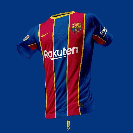 barcelona home and away jersey