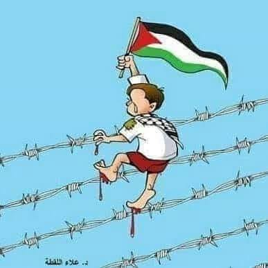 طفولةٌ فلسطينيّةٌ صامدة.