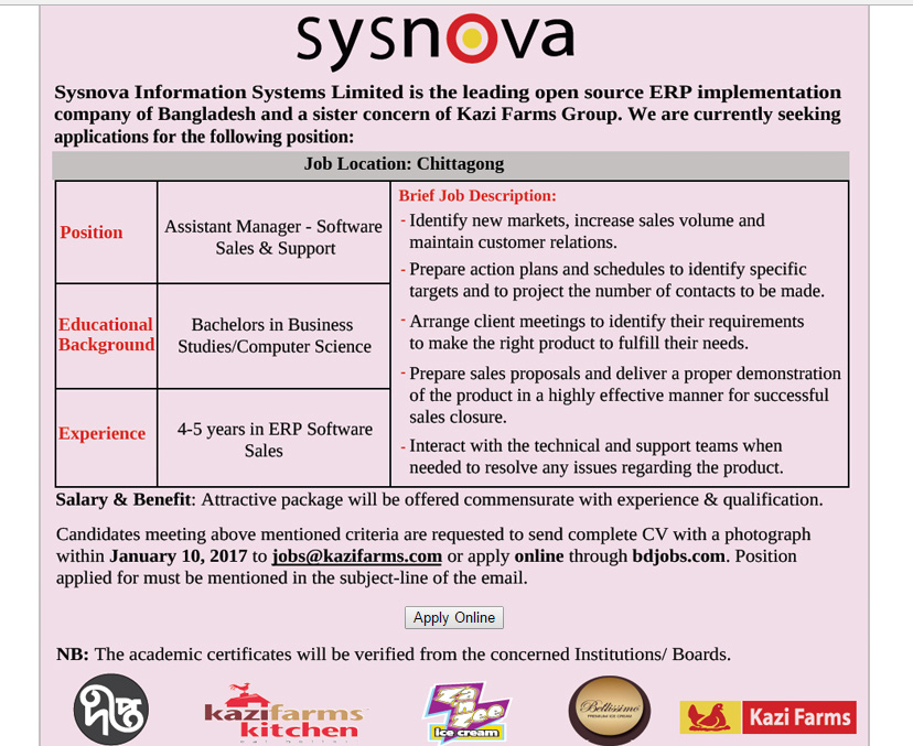 software sales manager job description