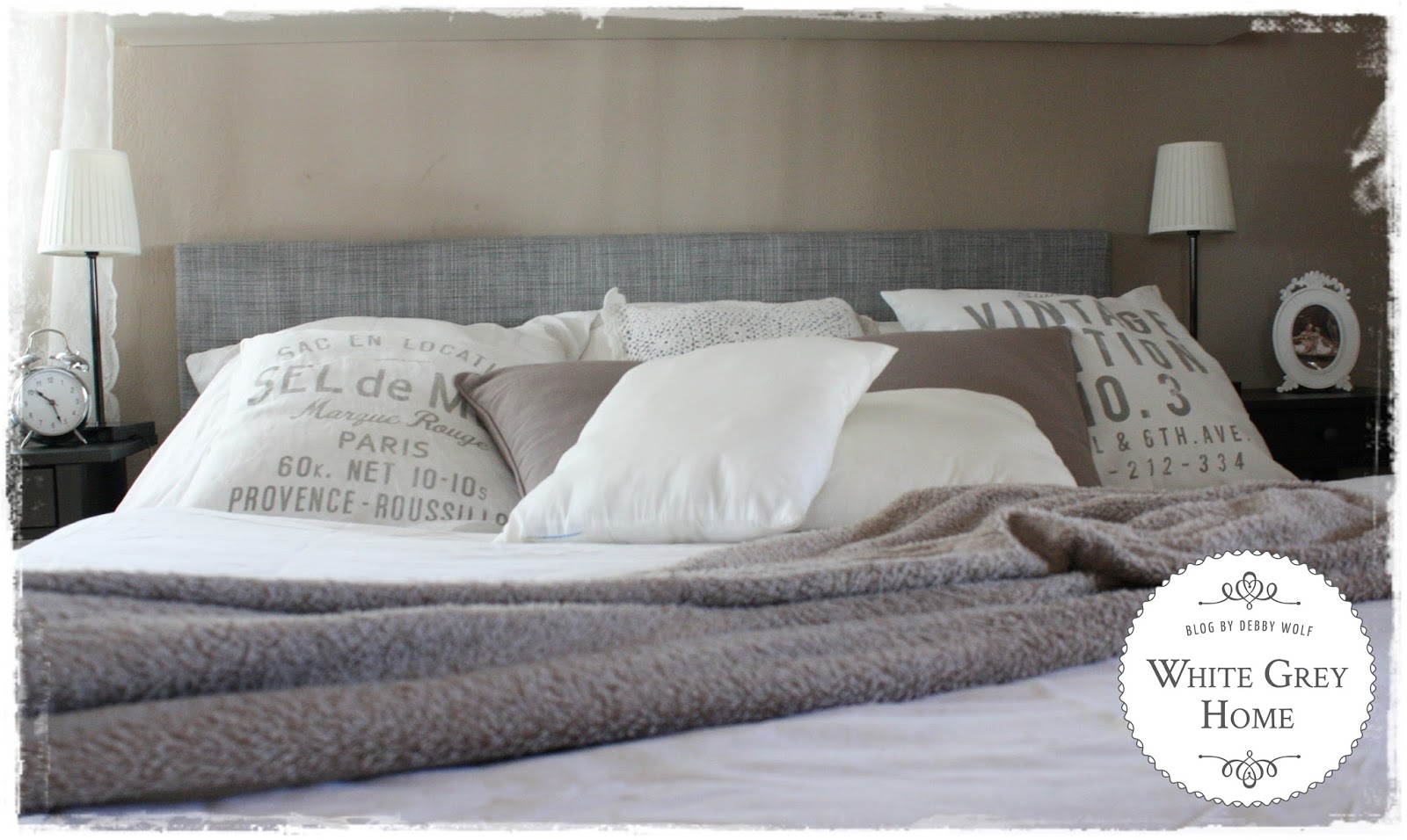 white grey home: Hometour Schlafzimmer