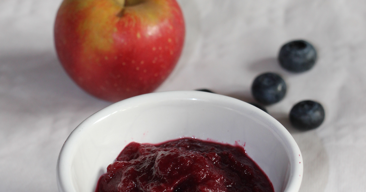 Flo en cuisine Compote pommemyrtille