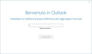 Aggiungi account Outlook Outlook