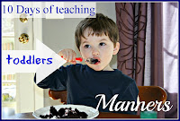 10 days of toddler manners