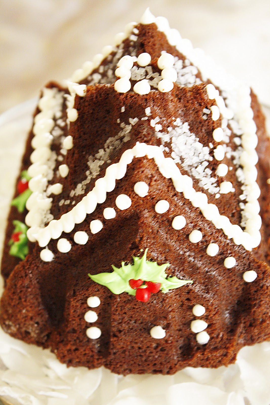 Gingerbread House Cakes Purple Chocolat Home