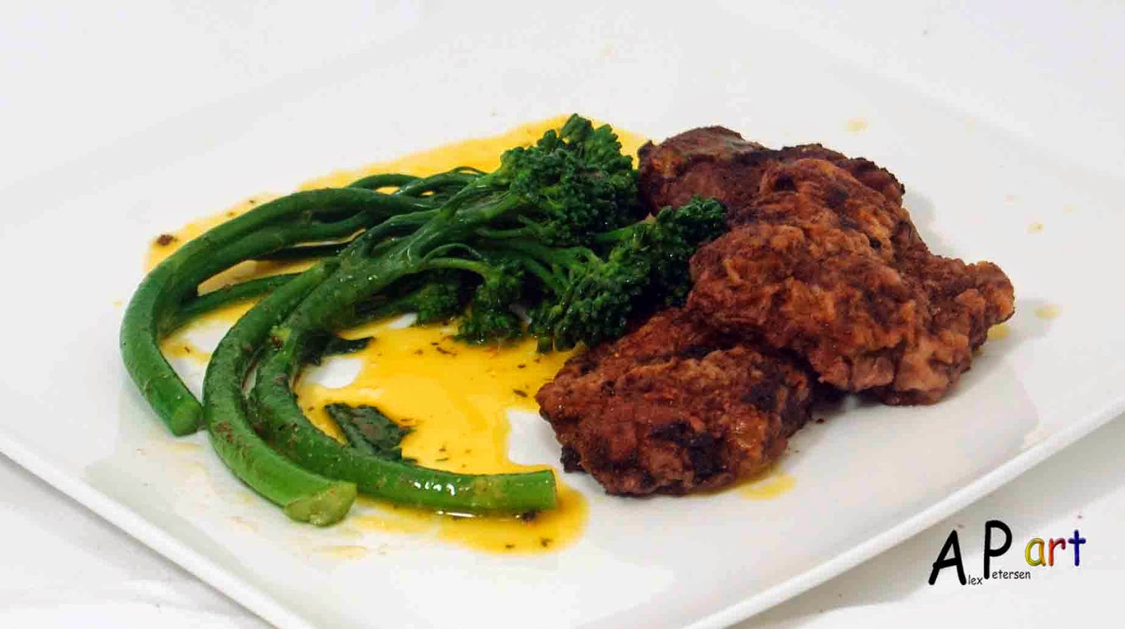 Alex the Contemporary Culinarian Veal Piccata with Orange Sauce