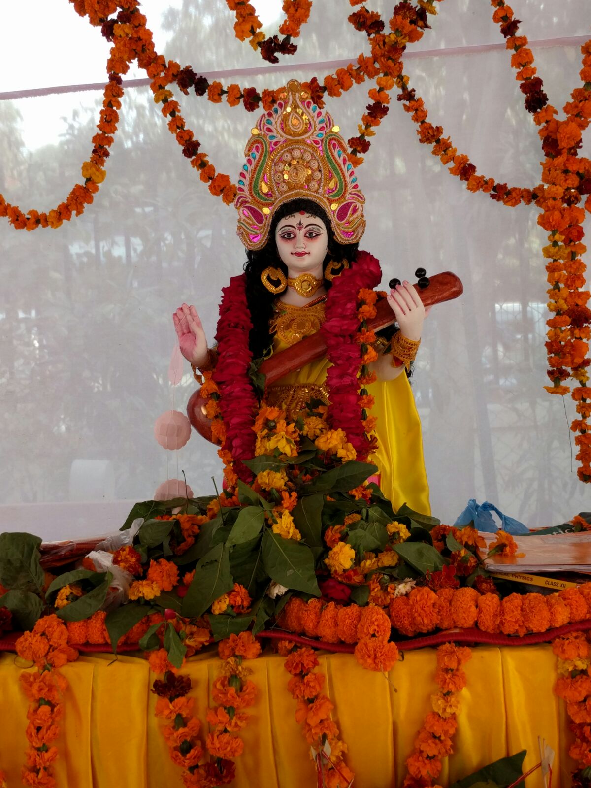 Tabulous Mom Saraswati Puja In Gurgaon